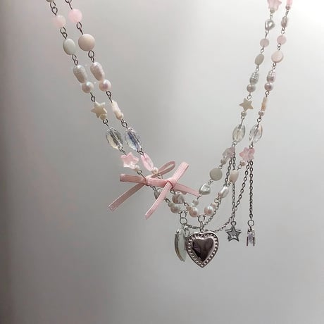 Princess heart necklace【R0463】