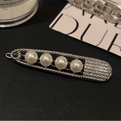 Pearl hair pin【R0414】