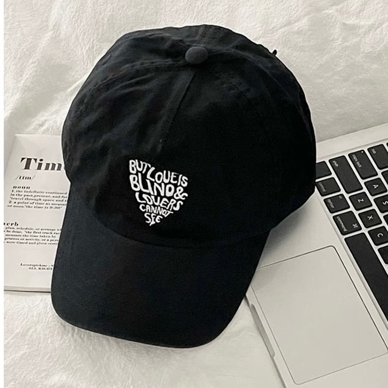 HUMANMADE ハートロゴキャップ　ブラック HUMAN MADE】ヒューマンメイド ボールキャップ ハートロゴ