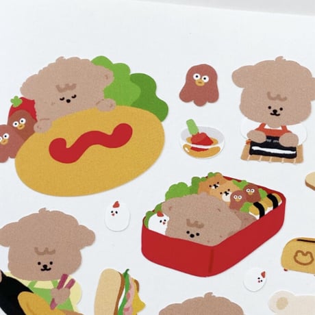 Moominzy お弁当 リムーバブルステッカー【K0004】