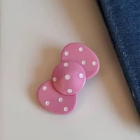Ribbon dot hair pin【R0526】