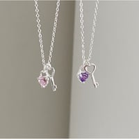 Heart key necklace【R0392】