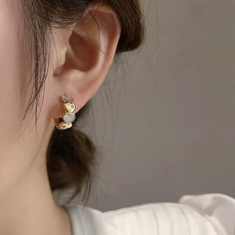 Heart foop pierce【R0368】