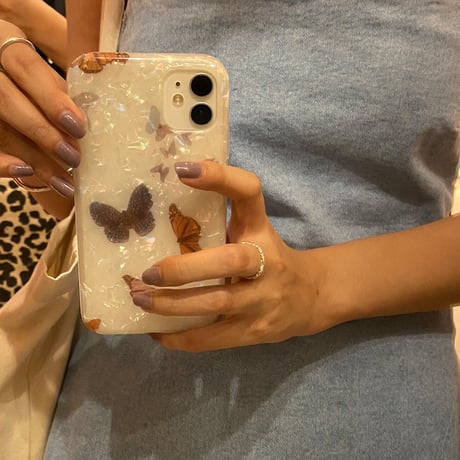 Butterfry shell スマホケース♡【E0010】