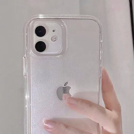 Powder clear iPhone case【C0149】