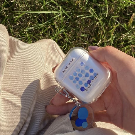 Sky blue Airpods case 【P0004】