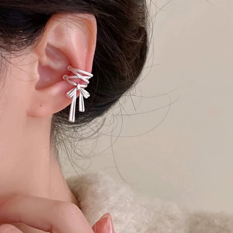 Ribbon ear cuff【R0432】