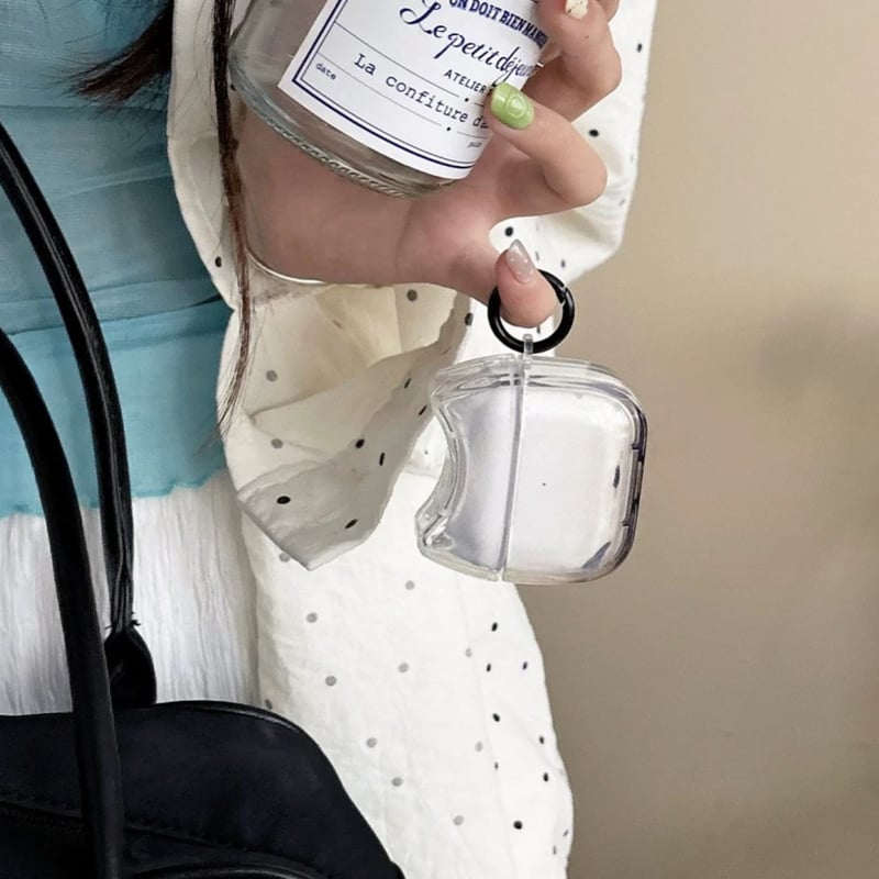 クリアネコミミairpodsケース【P0066】 | MOA