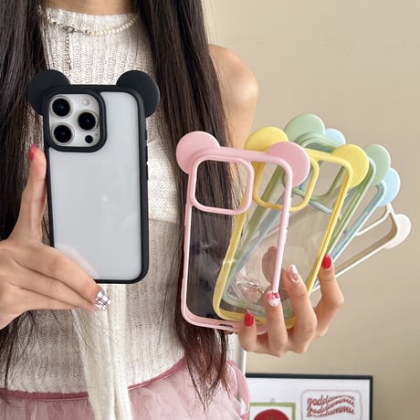 パステルクマミミケース【C0473】
