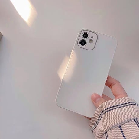 Simple white case【E0025】