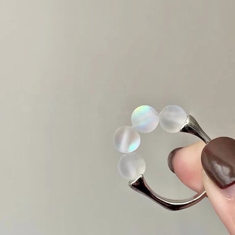 Aurora clear ring【R0207】