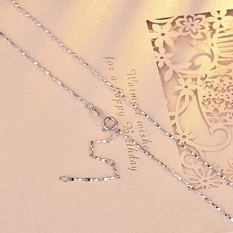 Open heart stone necklace 【R0038】
