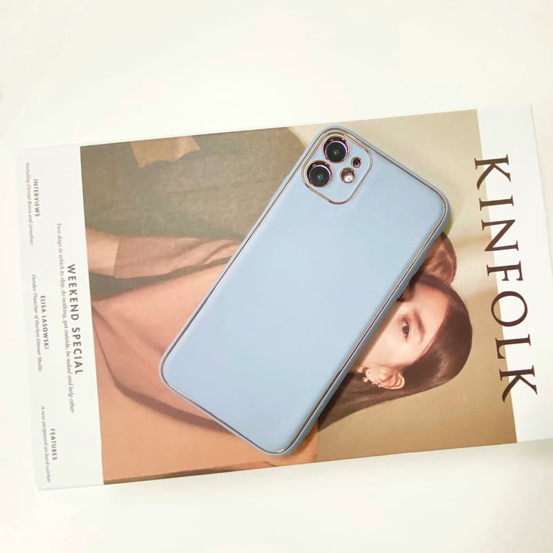 HERMES ライトピンク レザー ケース HERMES ライトピンク レザー ケース ピンク系 HERMES(エルメス