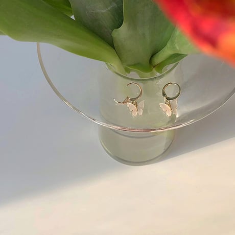 butterfly pierce&earring【R0010】