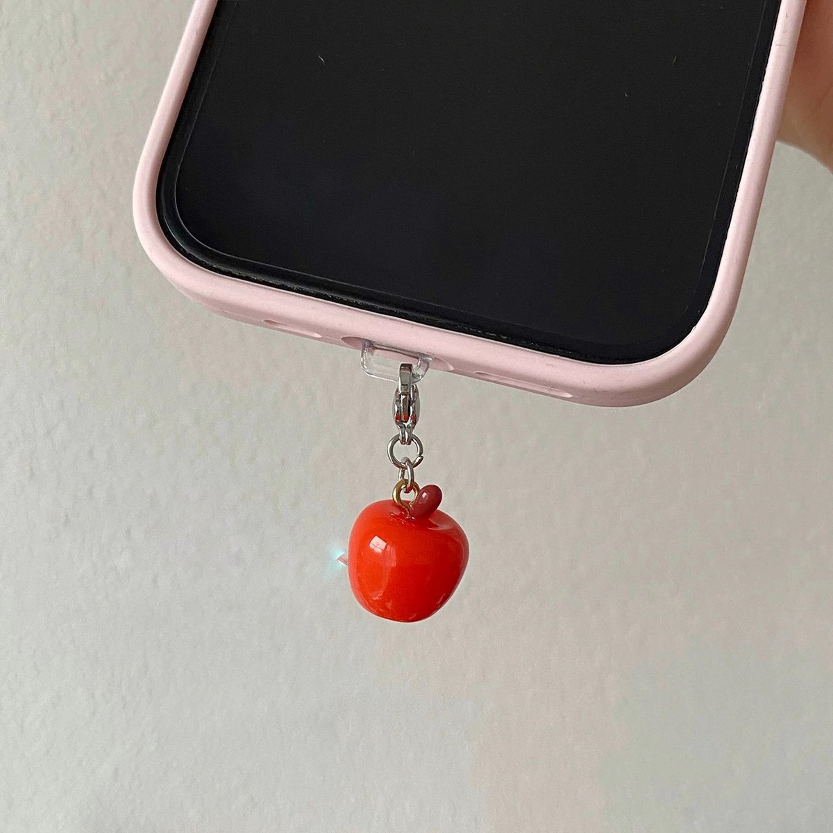 iPhoneアクセサリー abokad アジャスタブルレザーストラップ付iPhoneアクセサリー - グレー