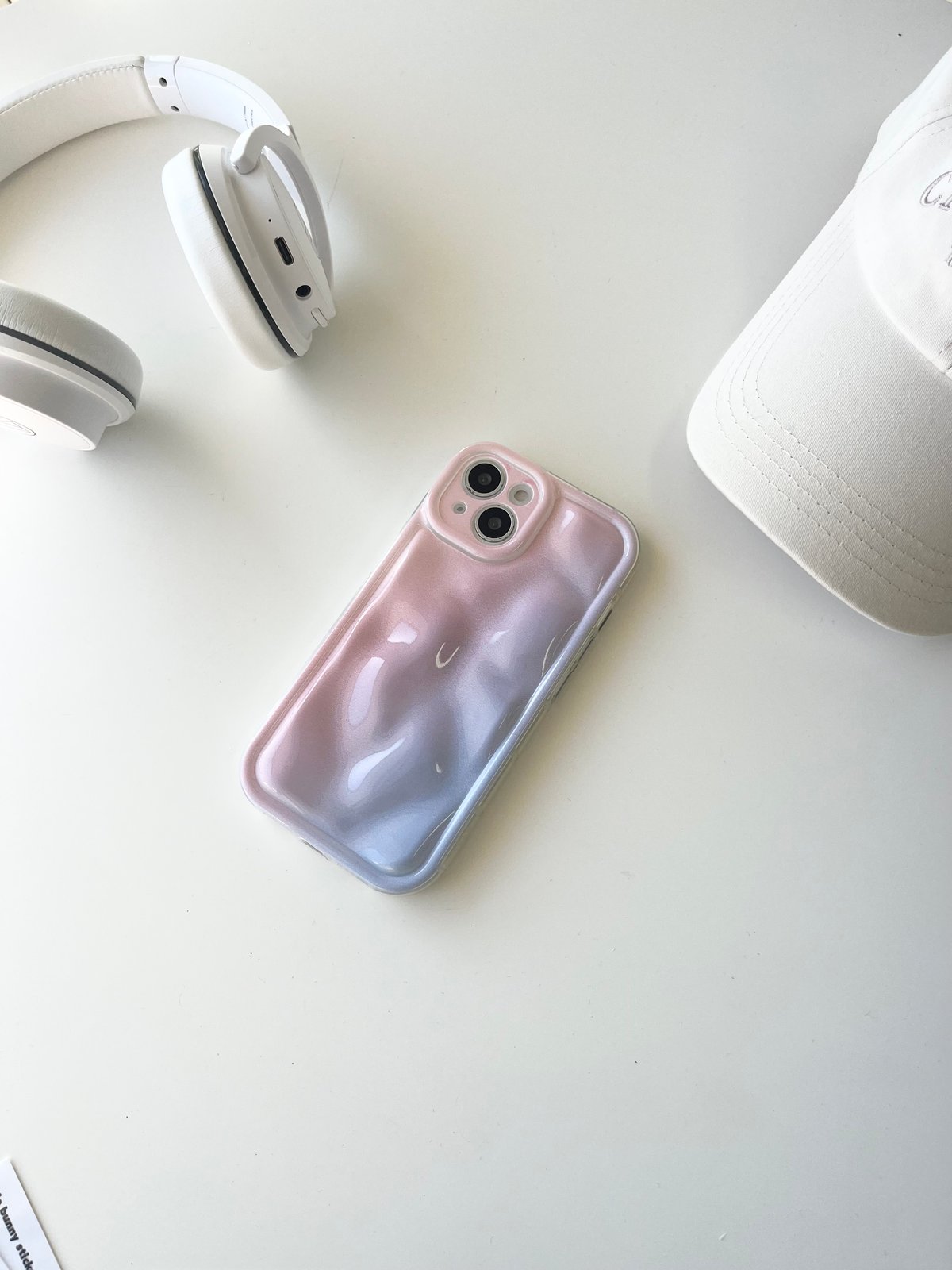 13☆美品/ほぼ未使用♪エピ ケース☆ブルーカラー ポコポコくすみケース【E0371】 | MOA