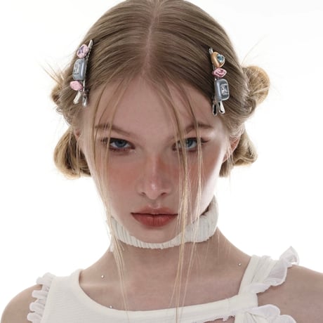 Stone cute hair pin【R0524】