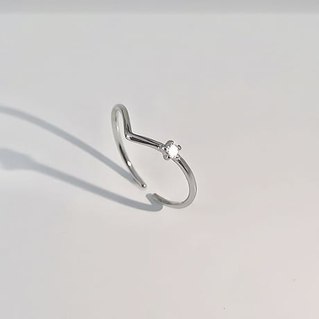 V line ring 【R0138】
