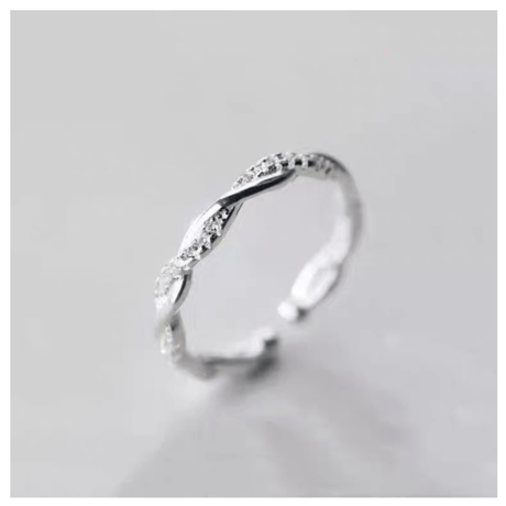 Helix silver ring 【R0018】