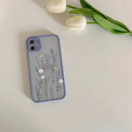 Flower clear♡スマホケース【C0110】