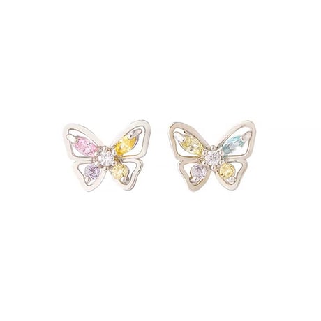 Colorful butterfly earring【R0547】