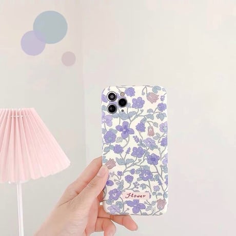 オシャレフラワー♡スマホケース【E0068】