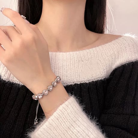 Heart chain bracelet【R0364】