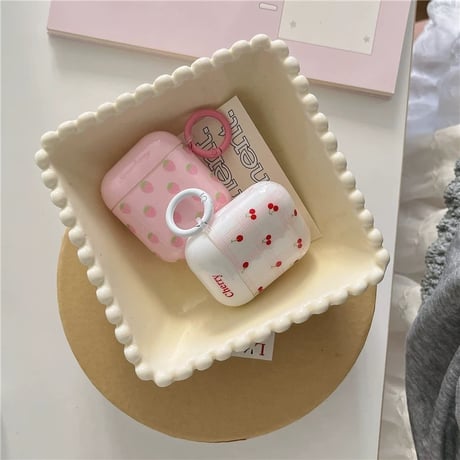 チェリー＆ストロベリーairpodsケース【P0099】