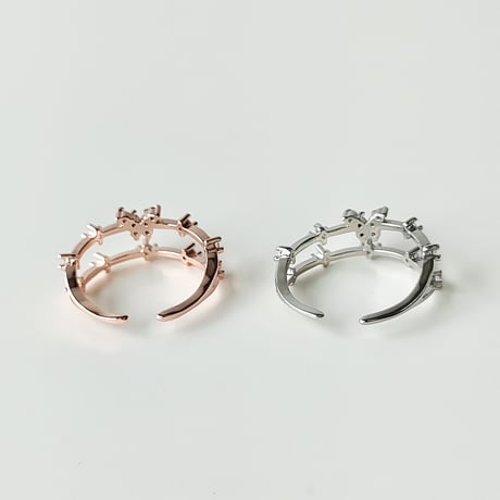 Butterfly 2 way ring【R0352】