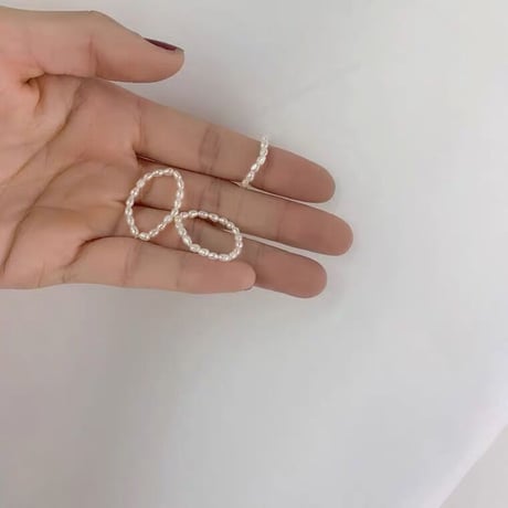 Pearl line ring【R0044】
