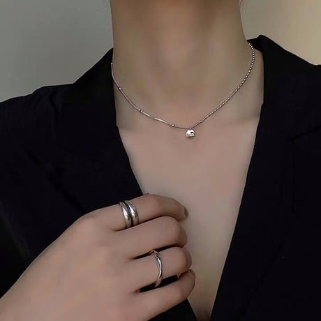 Lucky medal necklace【R0099】