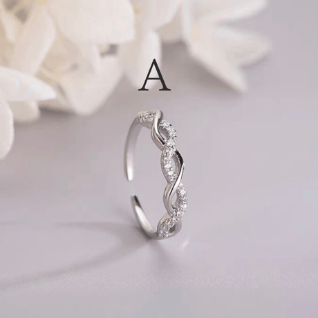 Helix silver ring 【R0018】