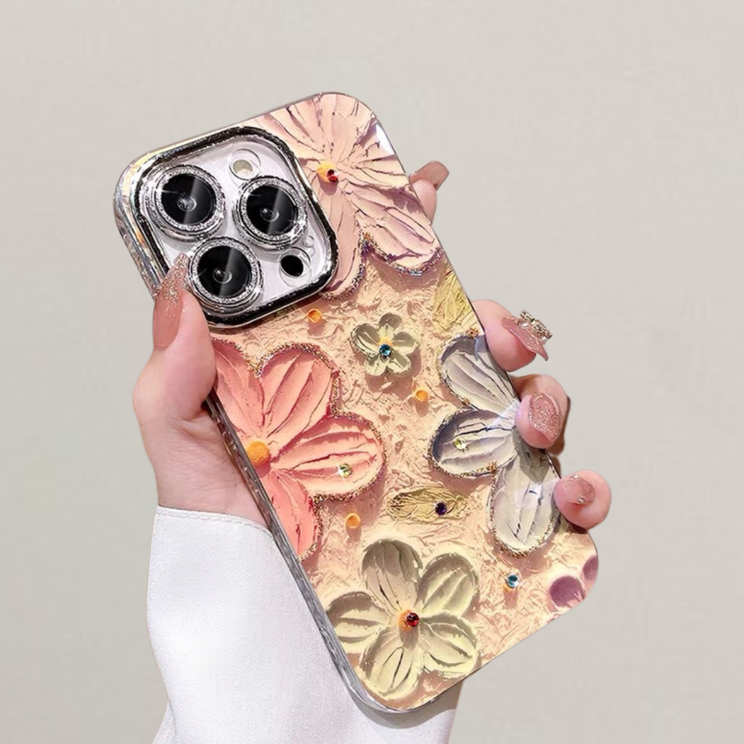 アートフラワーカメラグリッドカバー付きケース【E0368】 | MOA