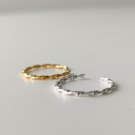 twist thin ring【R0309】