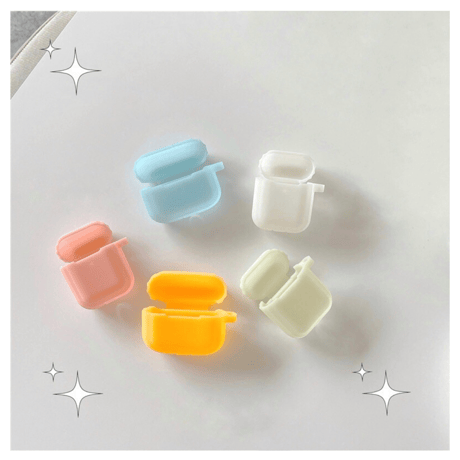 シンプルカラーAirPodsケース【 P0091】