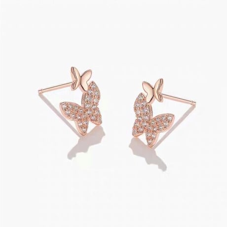 double butterfly pierce 【R0145】