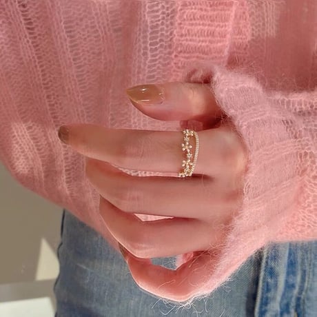 Flower 2 way ring【R0144】