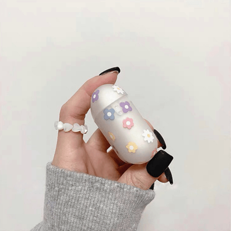 Flower clear Airpods case 【P0027】