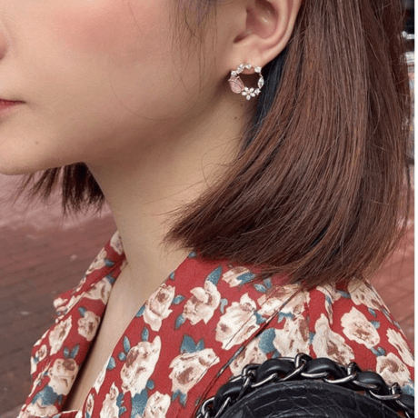 Tulip tiara pierce【R0089】