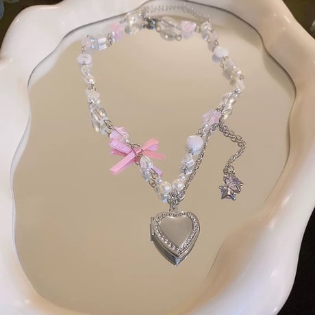 Princess heart necklace【R0463】
