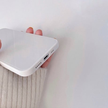 Simple white case【E0025】