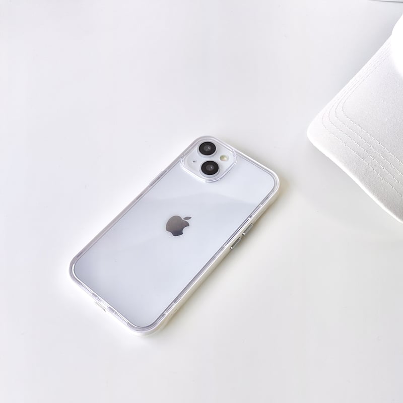汎用スマホバンパー　白 シンプル バンパー ケース【C0325】 | MOA