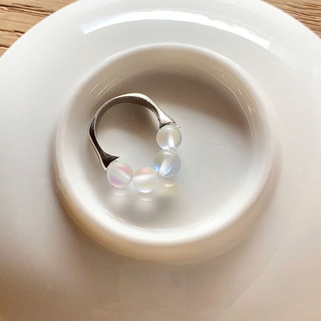 Aurora clear ring【R0207】