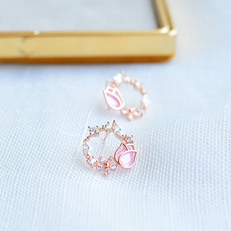 Tulip tiara pierce【R0089】