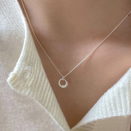 Circle necklace【R0327】