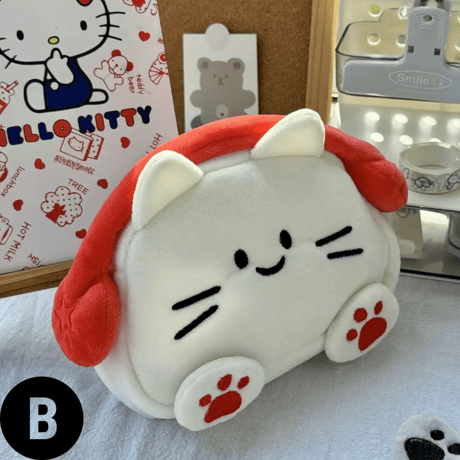 ヘッドホンねこちゃんペンケース【S0043】