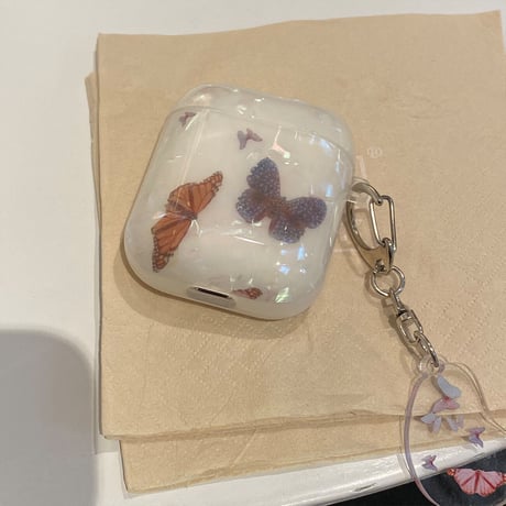 バタフライシェル♡Airpods case【P0132】