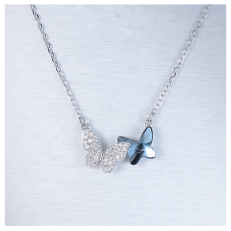 Double butterfly necklace【R0013】