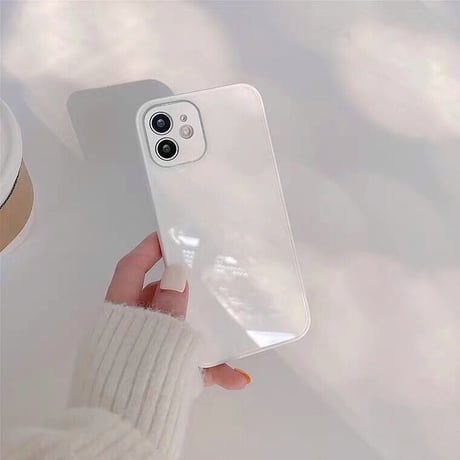 Simple white case【E0025】