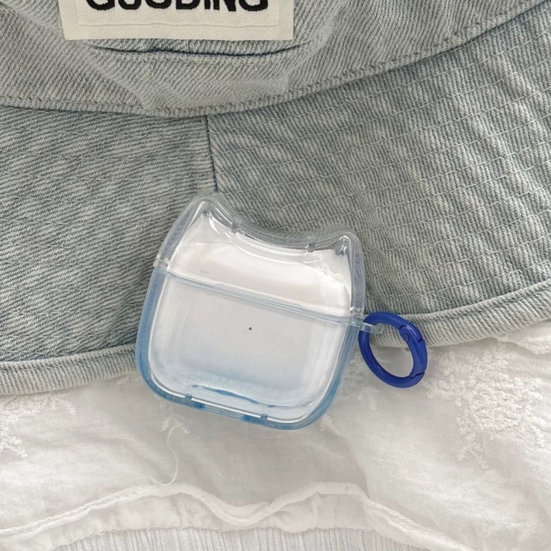 クリアネコミミairpodsケース【P0066】 | MOA